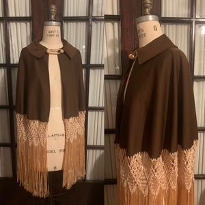 MACRAME COFFEE & CREAM CAPE